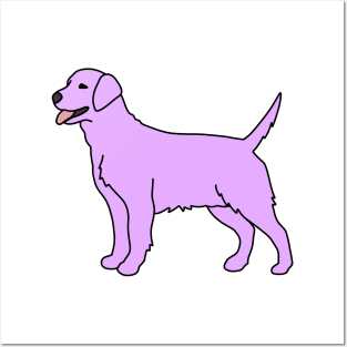 Violet Labrador Posters and Art